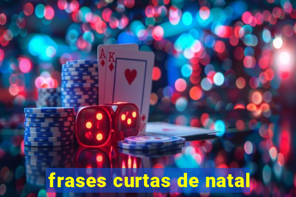 frases curtas de natal